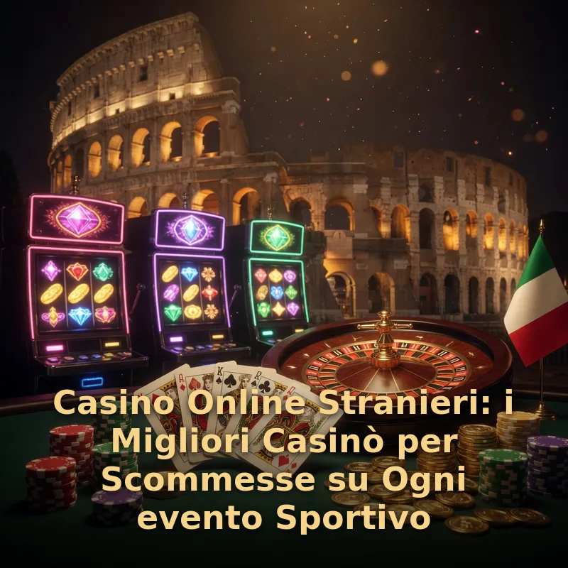 Casino Online Stranieri: i Migliori Casinò per Scommesse su Ogni evento Sportivo